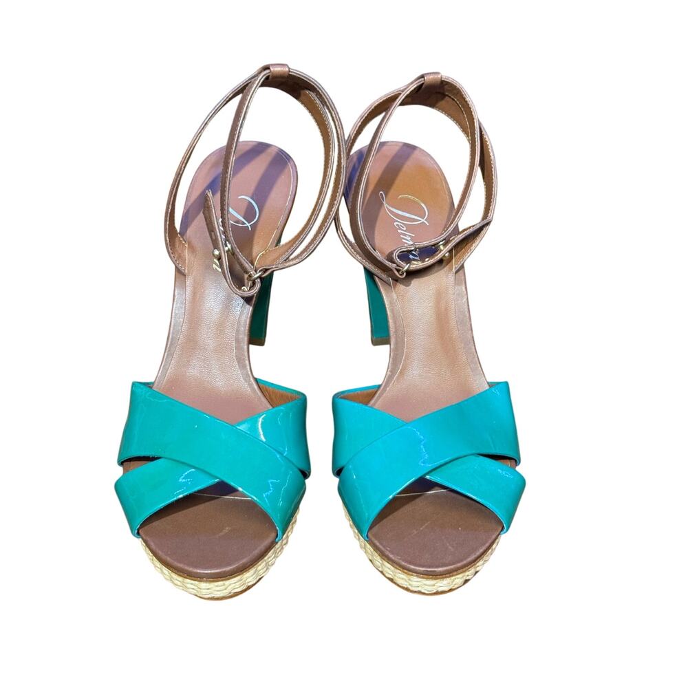 Women's vintage Delman heeled sandal size 8